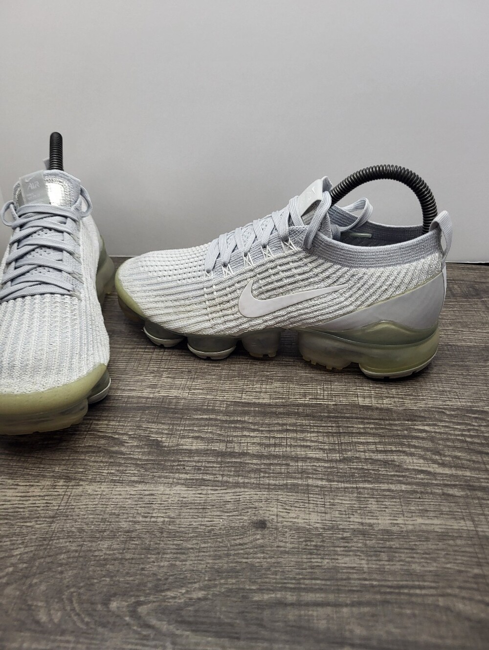 Nike Air Vapormax Flyknit 3 Pure Platinum Women's Size 7.5 Running Shoes - Picture 2 of 10